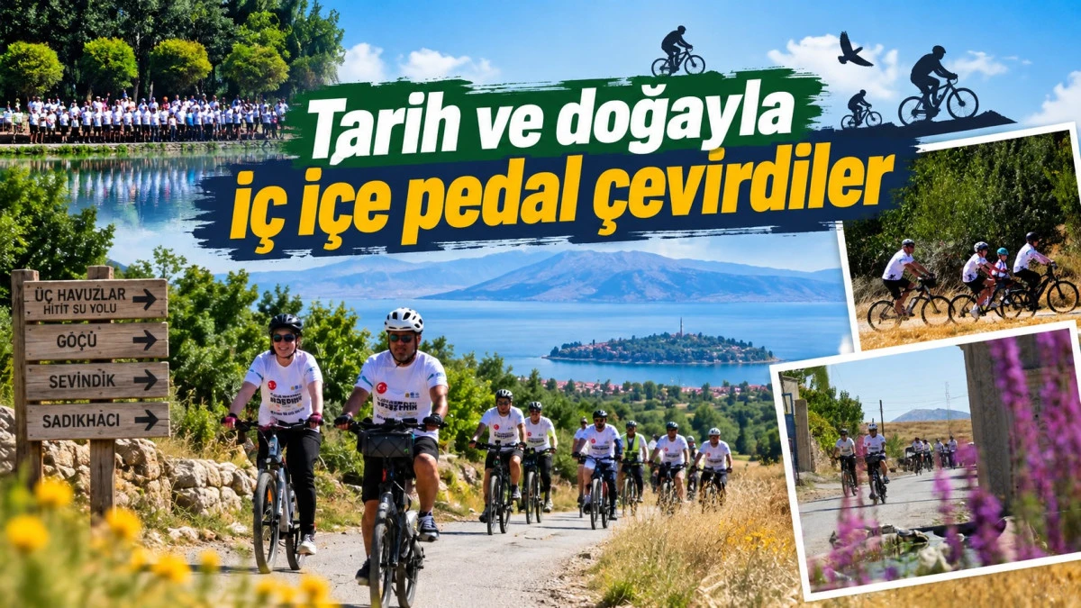 Beyşehir&rsquo;de pedal sesleri y&uuml;kseldi