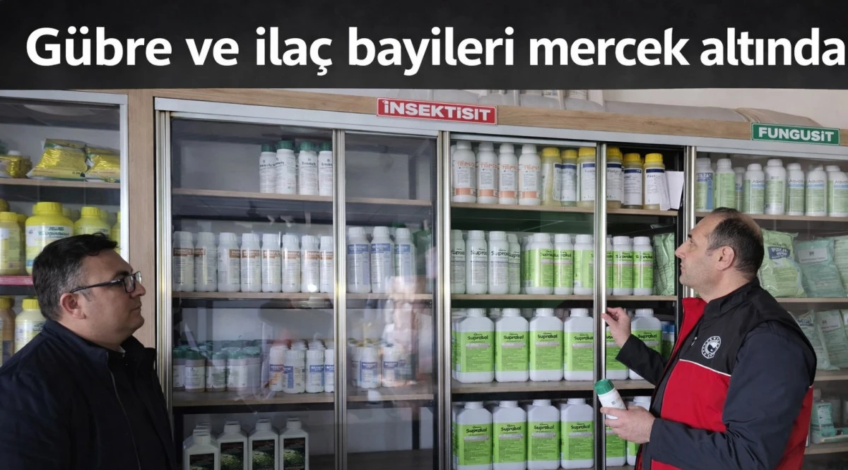 Beyşehir&rsquo;de tarım bayilerine sıkı denetim