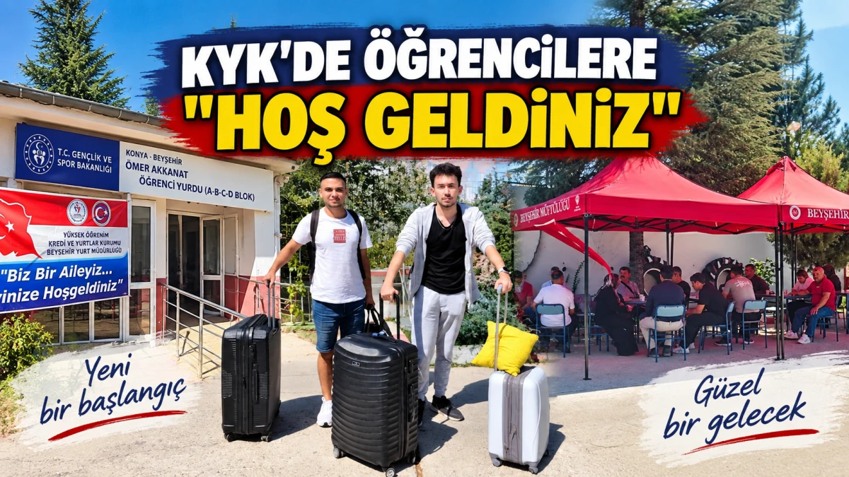Beyşehir&rsquo;de &uuml;niversitelilere ikramlı karşılama