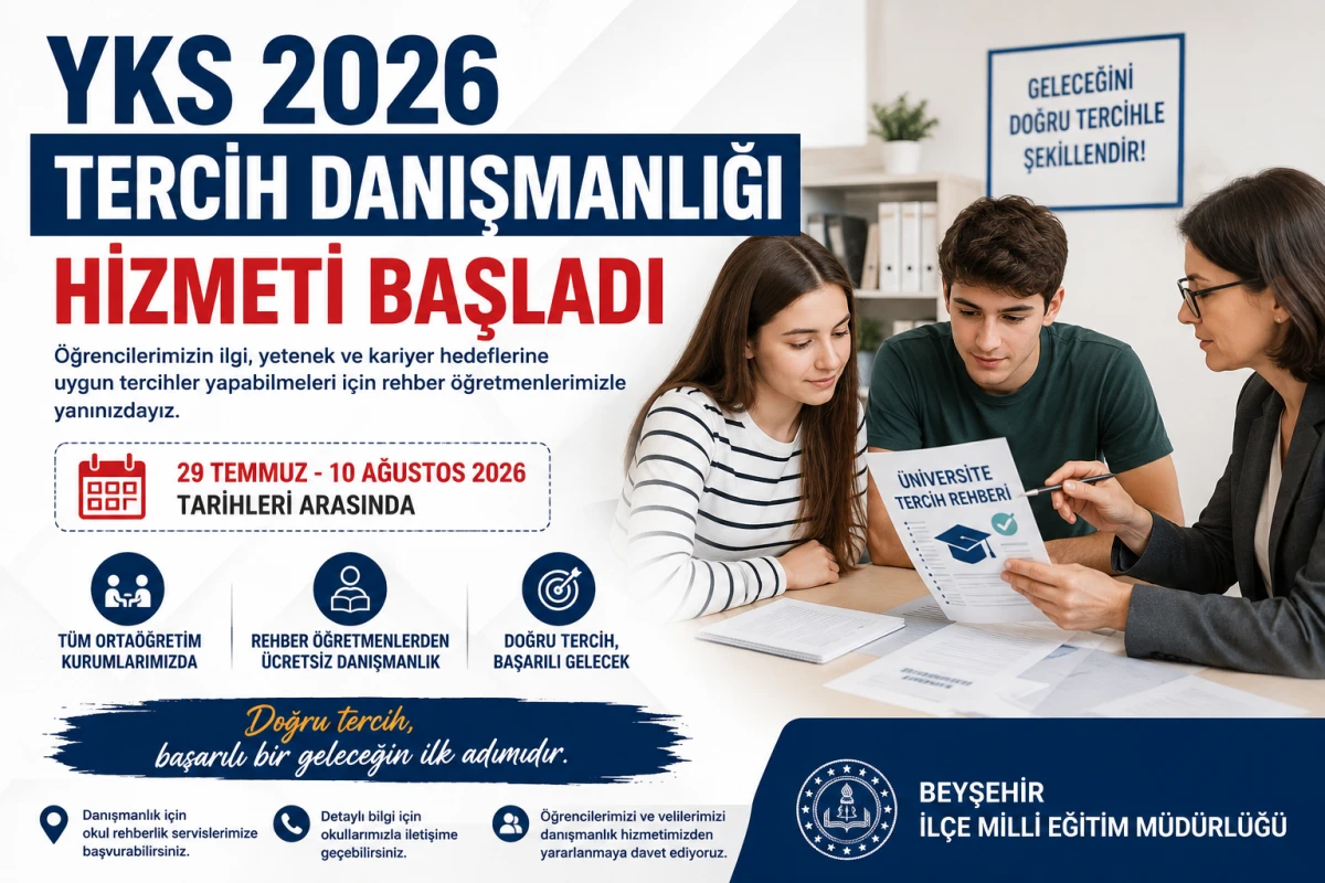 Beyşehir'de YKS Adaylarına Doğru Tercih Desteği