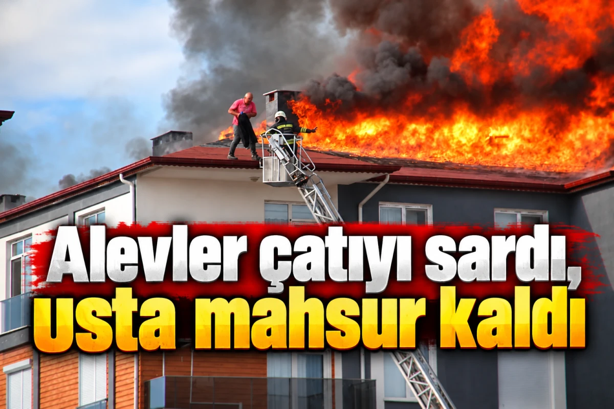 Beyşehir’de yürekleri ağza getiren yangın
