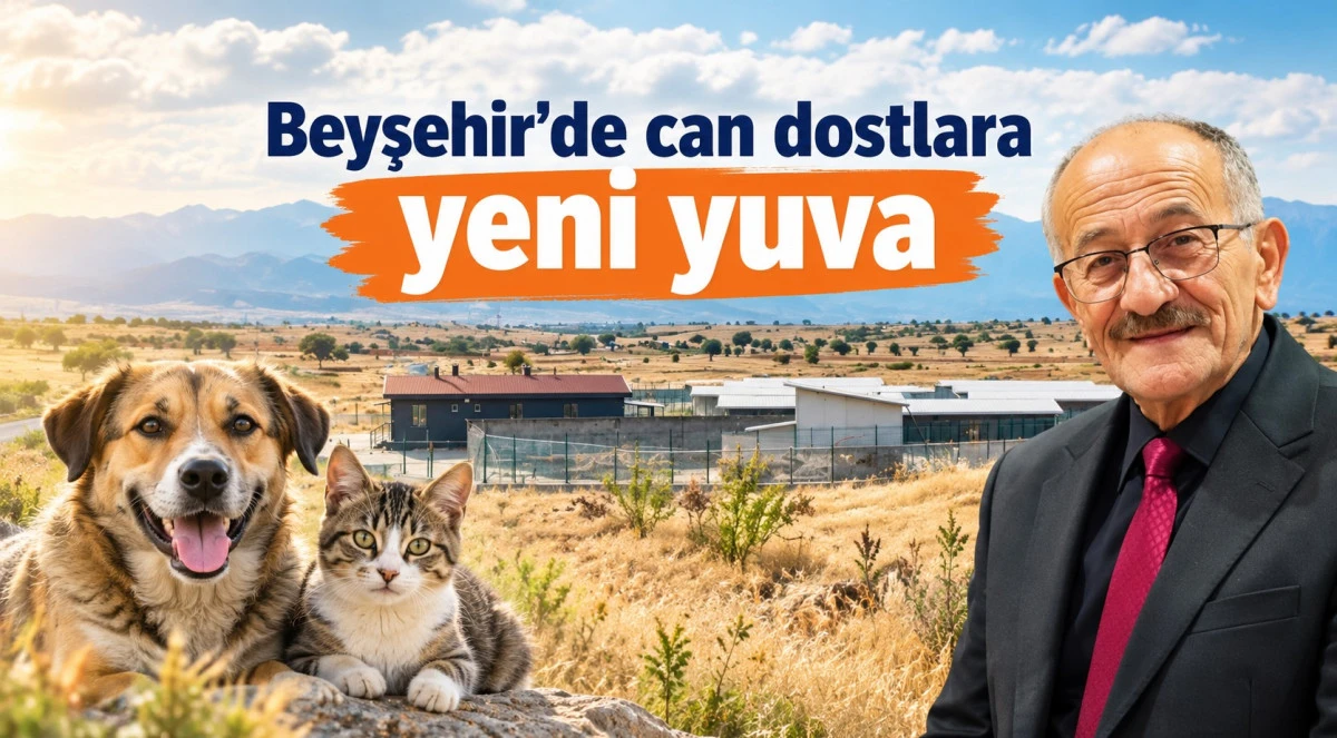 Beyşehir&rsquo;in yeni hayvan barınağı b&ouml;lgeye hizmet verecek