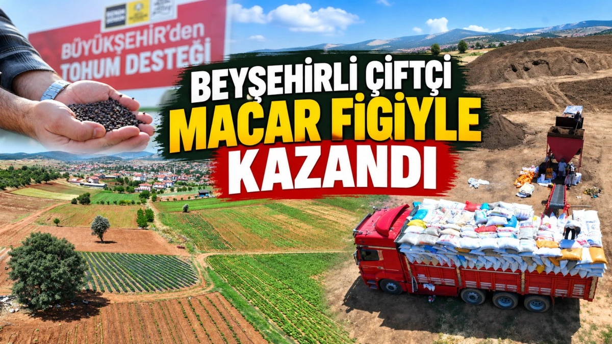 Beyşehirli &uuml;reticiye Macar fiği desteği! Hem maliyet d&uuml;şt&uuml;, hem verim arttı