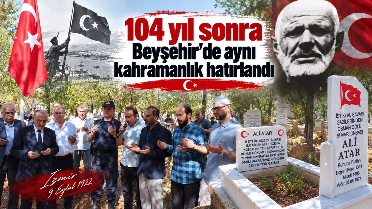 Bir Beyşehirli&rsquo;nin İzmir&rsquo;de yazdığı kahramanlık destanı