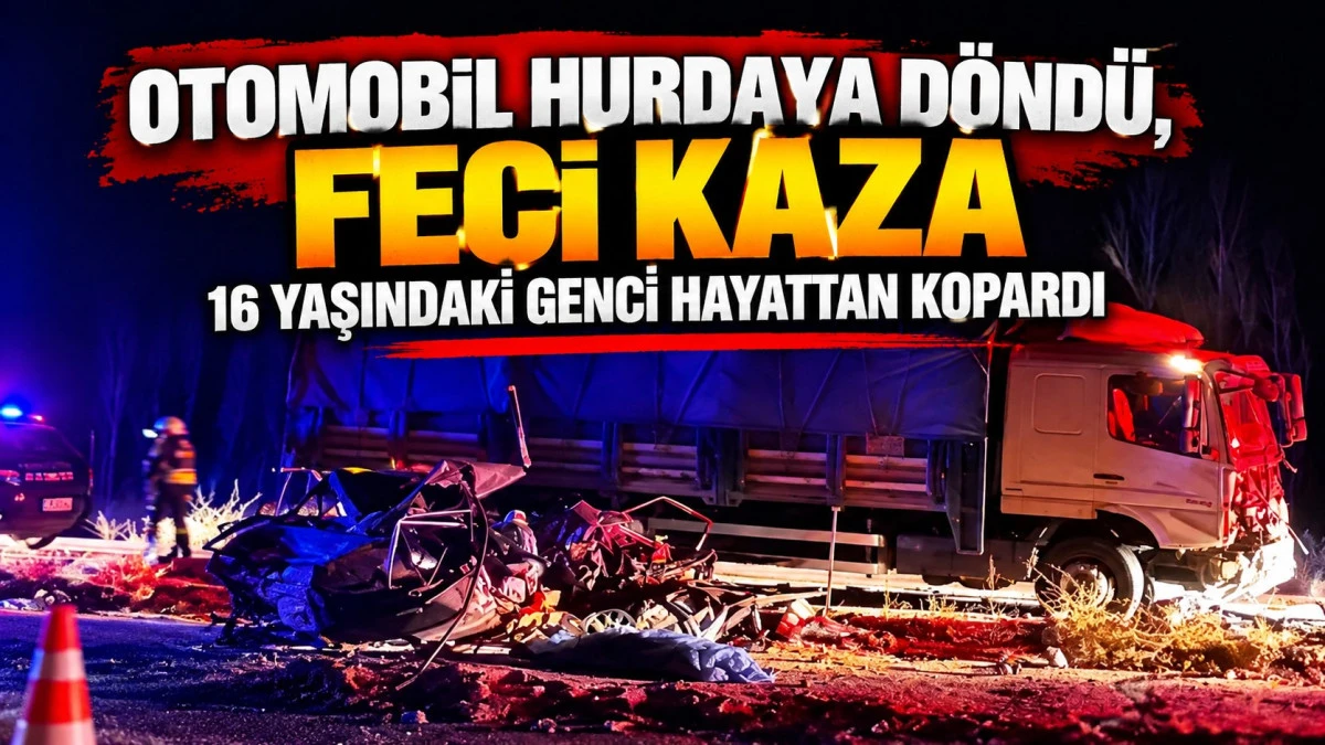 Buğday y&uuml;kl&uuml; kamyonla otomobil &ccedil;arpıştı: 1 &ouml;l&uuml;