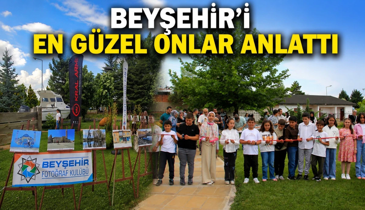 &Ccedil;ocuklar kendi sergilerinin a&ccedil;ılışını yaptı