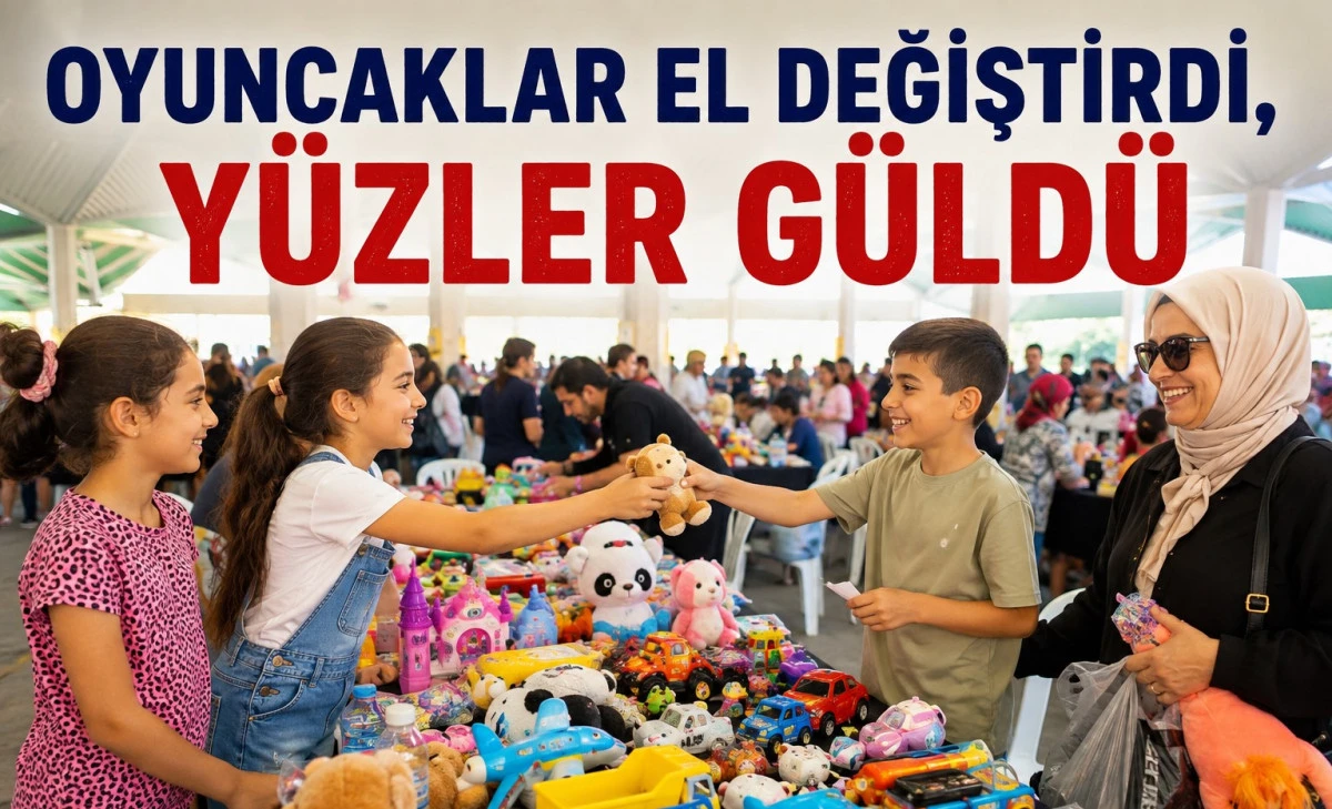 &Ccedil;ocuklar oyuncaklarını kazanca d&ouml;n&uuml;şt&uuml;rd&uuml;