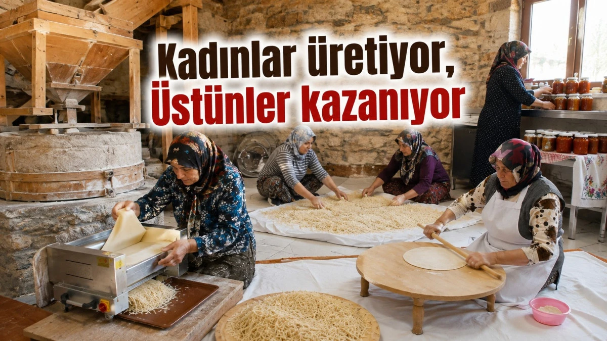 Değirmenden y&uuml;kselen kadın emeği