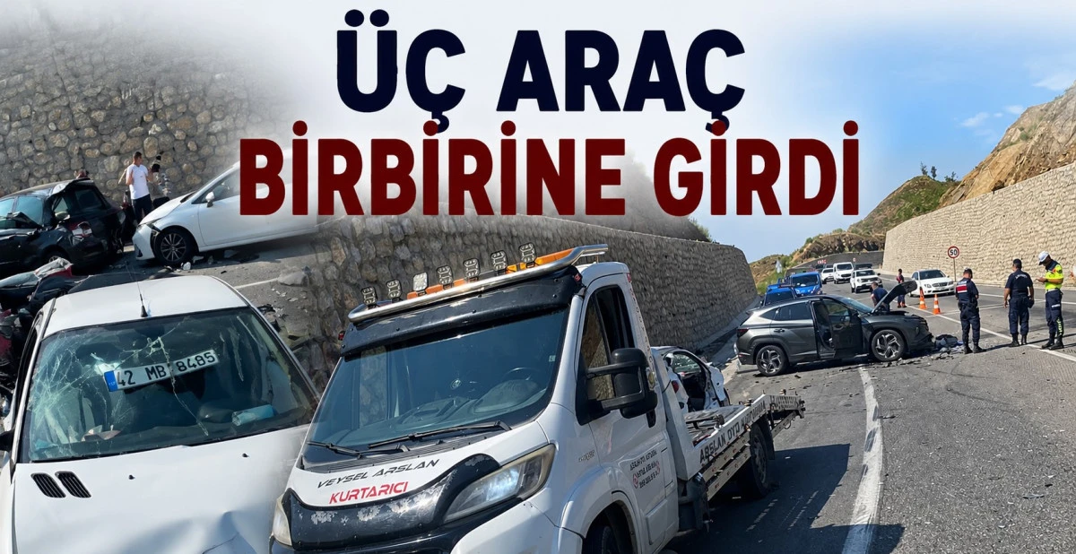 Demirkapı T&uuml;neli &ccedil;ıkışında zincirleme kaza! Yaralılar var