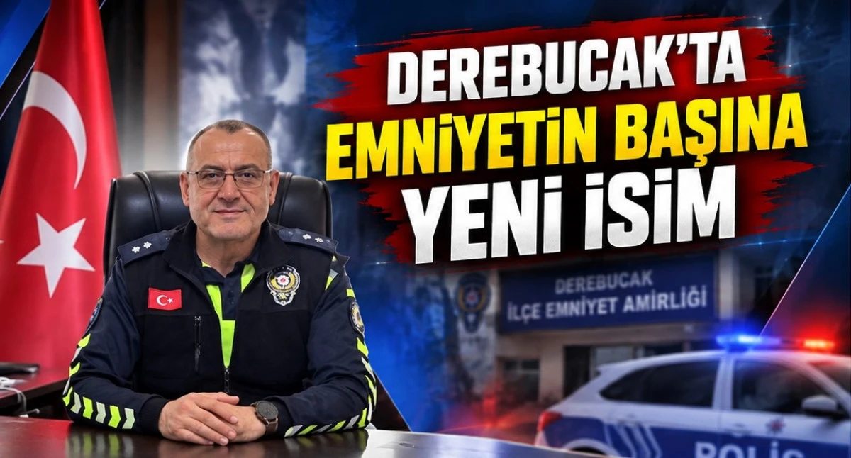 Derebucak&rsquo;ın yeni emniyet amiri g&ouml;revine başladı