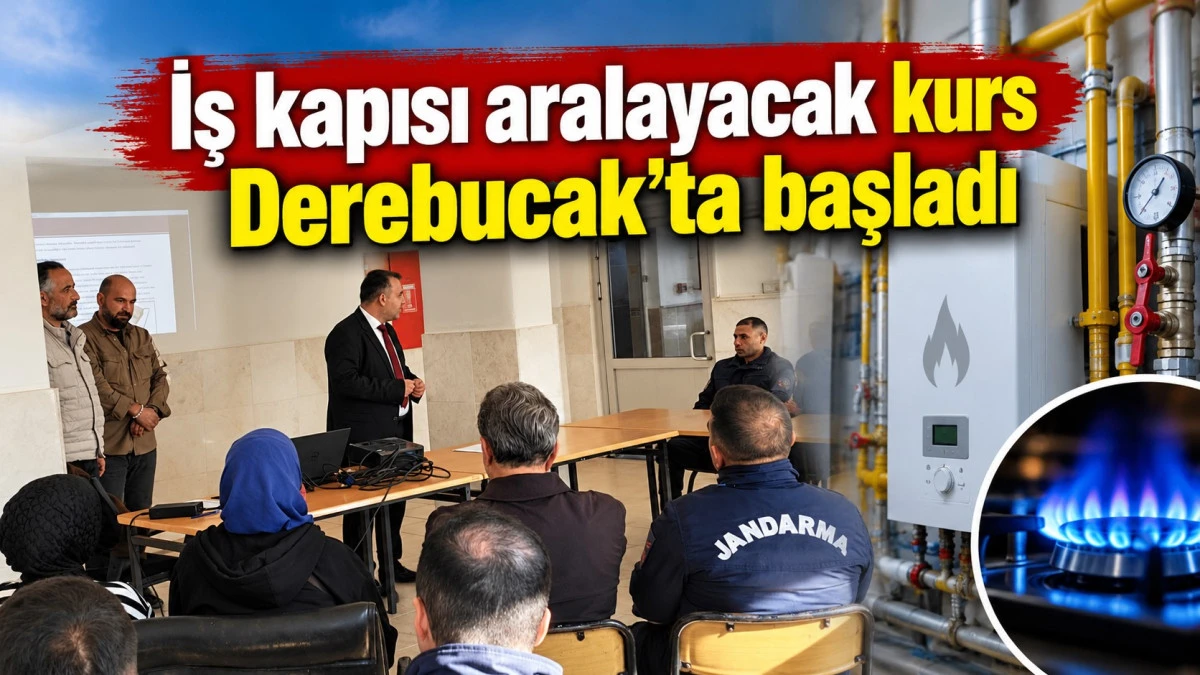 Derebucak&rsquo;ta istihdama y&ouml;nelik yeni kurs!