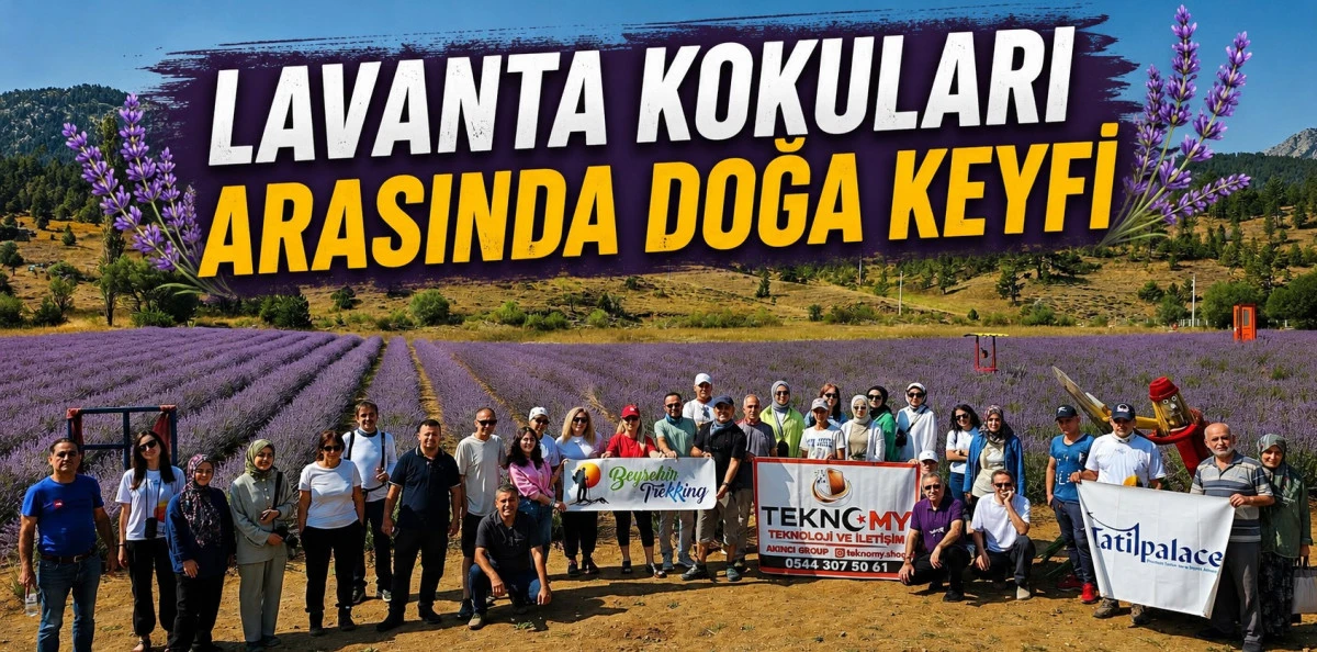 Doğa tutkunlarının lavanta bah&ccedil;elerinde mor yolculuğu