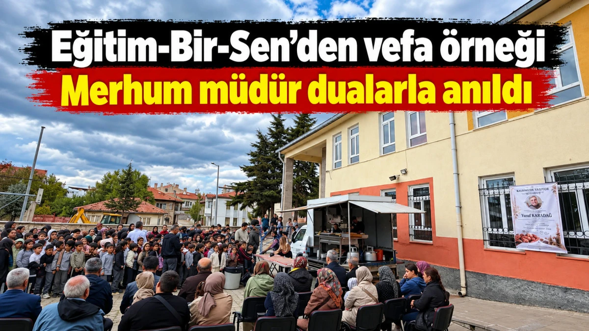 Eğitim-Bir-Sen Beyşehir&rsquo;den vefa &ouml;rneği