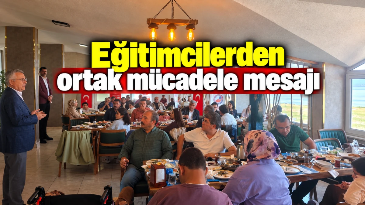 Eğitimciler dayanışma kahvaltısında buluştu