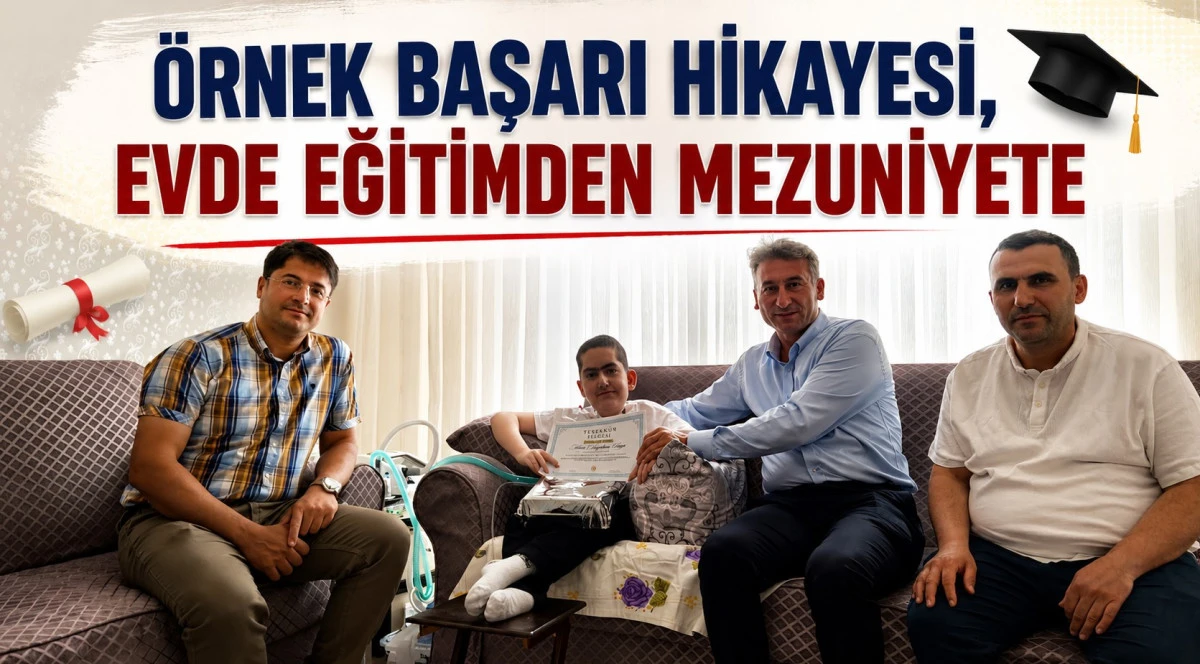 Eğitime engel tanımayan başarı