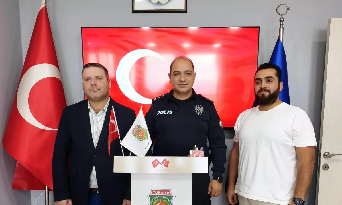 Gaziler, Emniyet Müdürü Kaymakçı’yı ağırladı