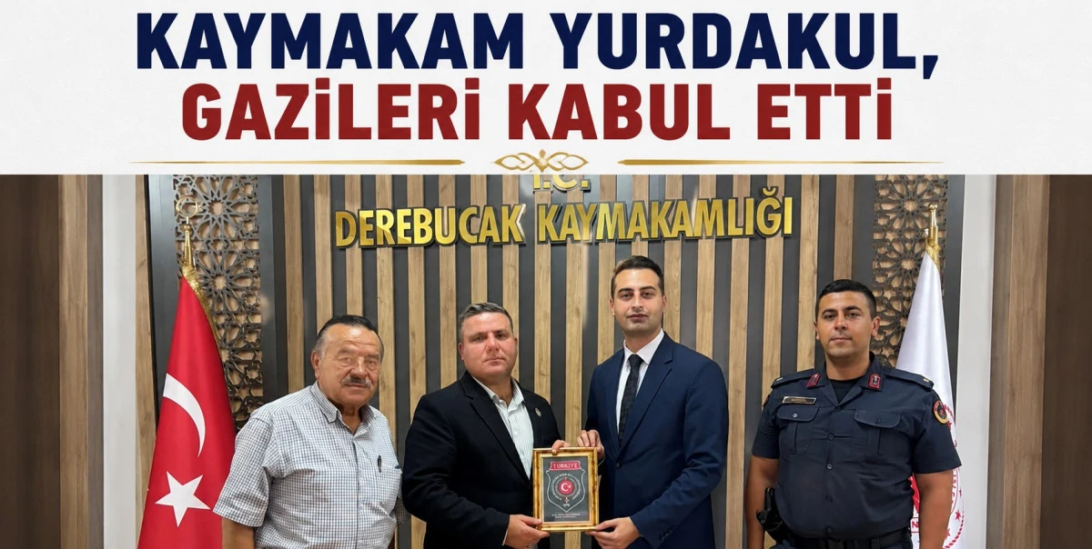 Gazilerden Derebucak&rsquo;a anlamlı ziyaret