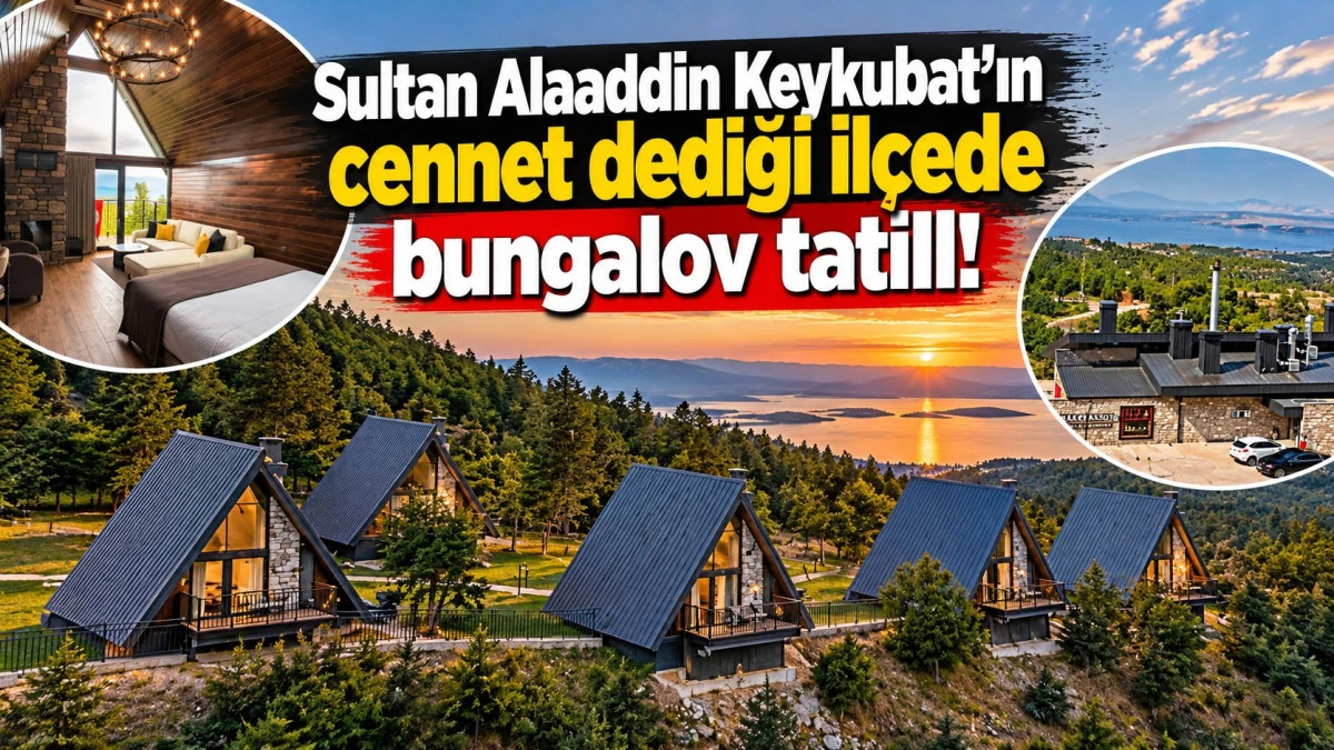 G&ouml;l manzaralı kır evlerinde kahvaltı dahil konaklama