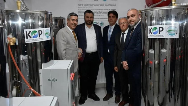 Huğlu&rsquo;daki yatılı okulun pansiyonuna yeni nesil hidrojen plazma ısıtma sistemi kuruldu