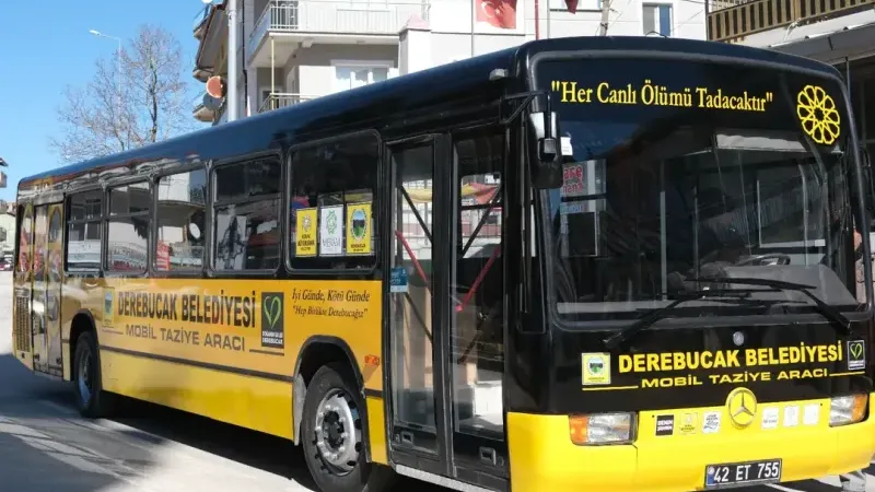 Derebucak'ta mobil taziye aracı d&ouml;nemi