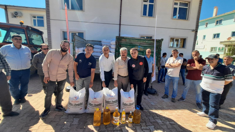 H&uuml;y&uuml;k'te atıl araziler &uuml;retime kazandırılıyor