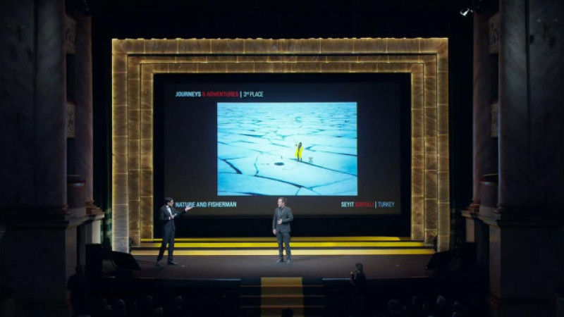 Beyşehir G&ouml;l&uuml;&rsquo;n&uuml;n kış manzarası uluslararası yarışmada 3&rsquo;&uuml;nc&uuml;l&uuml;k kazandırdı