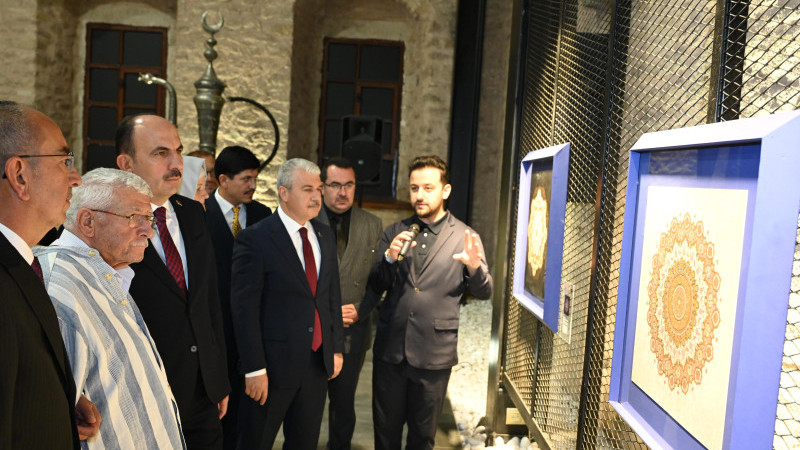 K&uuml;lt&uuml;r Yolu Festivali kapsamında sergi a&ccedil;ılışı