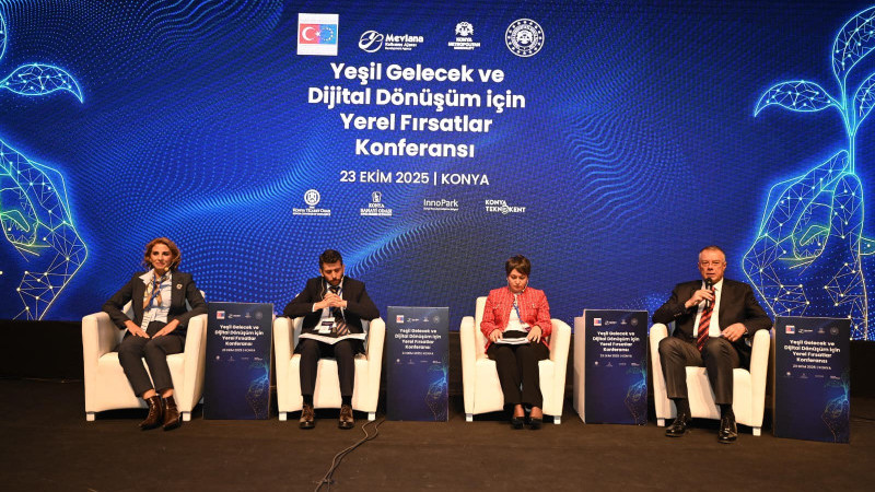 Yeşil gelecek ve dijital d&ouml;n&uuml;ş&uuml;m i&ccedil;in yerel fırsatlar konferansı yapıldı