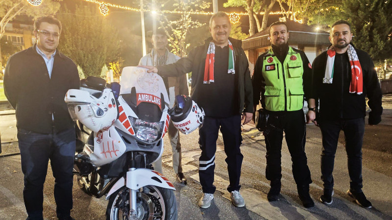 112 motorize ekibi vakadan vakaya koşuyor!