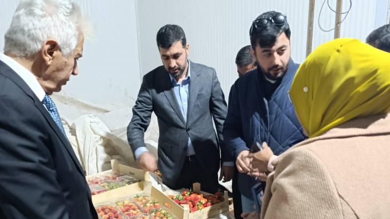 &Ccedil;ilek ihracatı yapılan &uuml;lkenin b&uuml;y&uuml;kel&ccedil;isi H&uuml;y&uuml;k&rsquo;&uuml; ziyaret etti