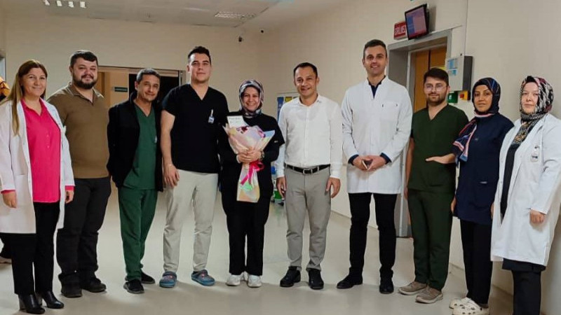 Radyoloji &ccedil;alışanları &ouml;zel g&uuml;nlerinde unutulmadı