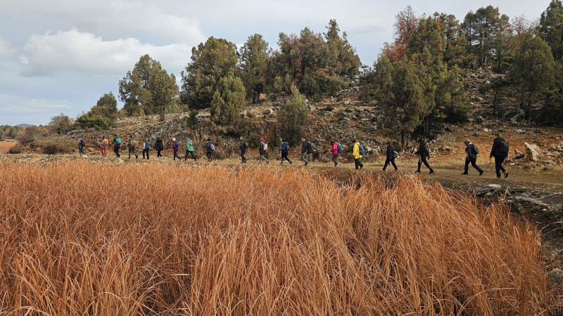 Doğaseverler G&uuml;rp &Ccedil;ıkığı&rsquo;nda Sonbaharın Renklerine Yol Aldı