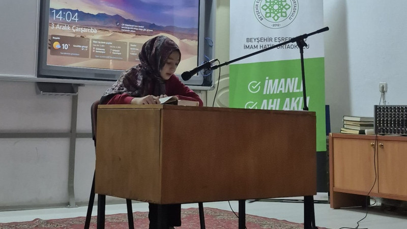 Eşrefoğlu&rsquo;nda Kur&rsquo;an Sadaları Y&uuml;kseldi