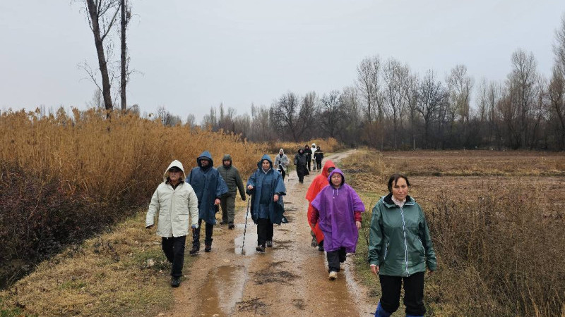 Yağmur dinmedi, doğa tutkusu s&ouml;nmedi