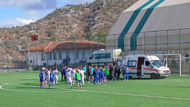 Amat&ouml;r ma&ccedil;ta talihsiz olay!