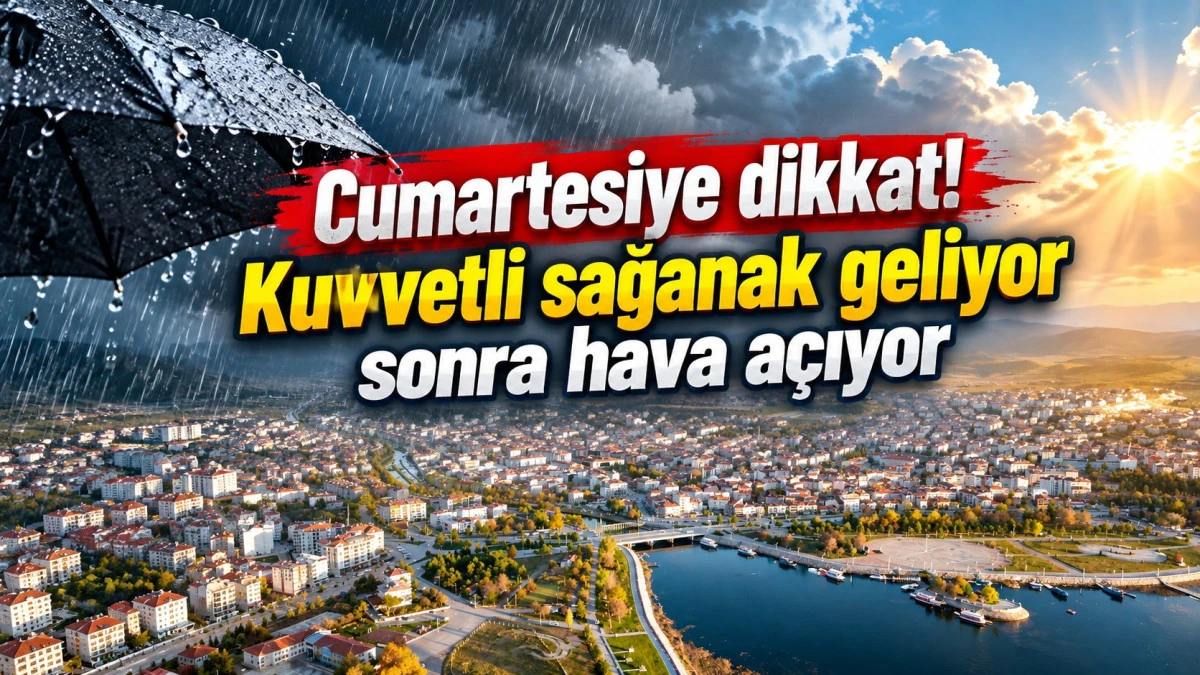 Hafta sonu planı yapanlar dikkat! Beyşehir&rsquo;e kuvvetli sağanak uyarısı