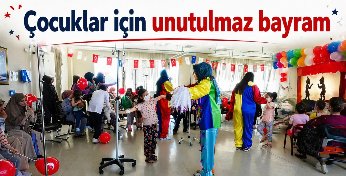 Hastanede 23 Nisan coşkusu