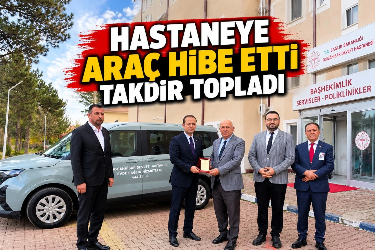 Hastaneye ara&ccedil; bağışıyla g&ouml;n&uuml;lleri kazandı
