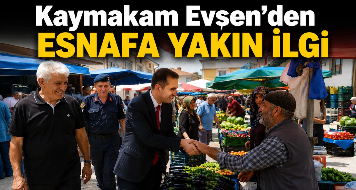 Hayırlı işler dilekleriyle tezgahları gezdi