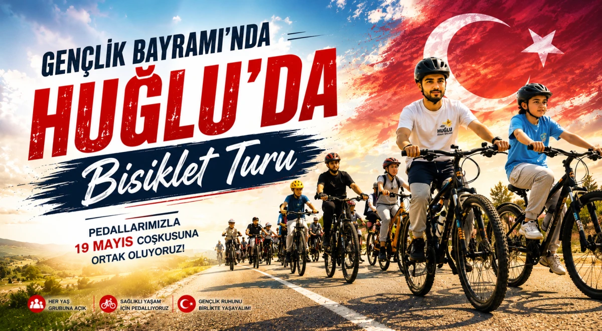 Huğlu Bisiklet Topluluğu&rsquo;ndan 19 Mayıs&rsquo;a &Ouml;zel Etkinlik