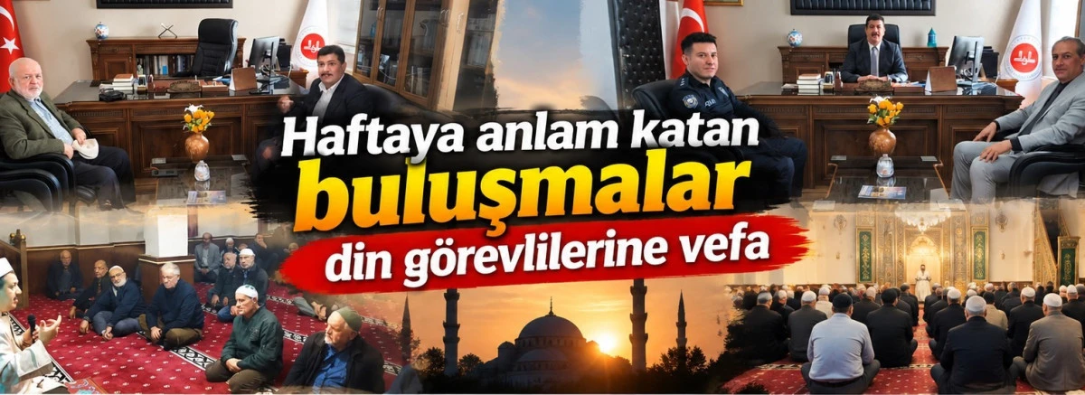 H&uuml;y&uuml;k&rsquo;te Camiler ve Din G&ouml;revlileri Haftası dolu dolu ge&ccedil;iyor