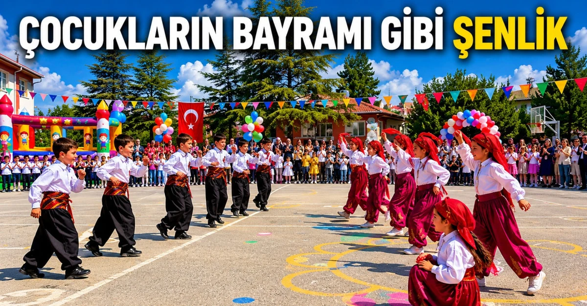 H&uuml;y&uuml;k&rsquo;te eğitim yılı şenlikle ta&ccedil;landı
