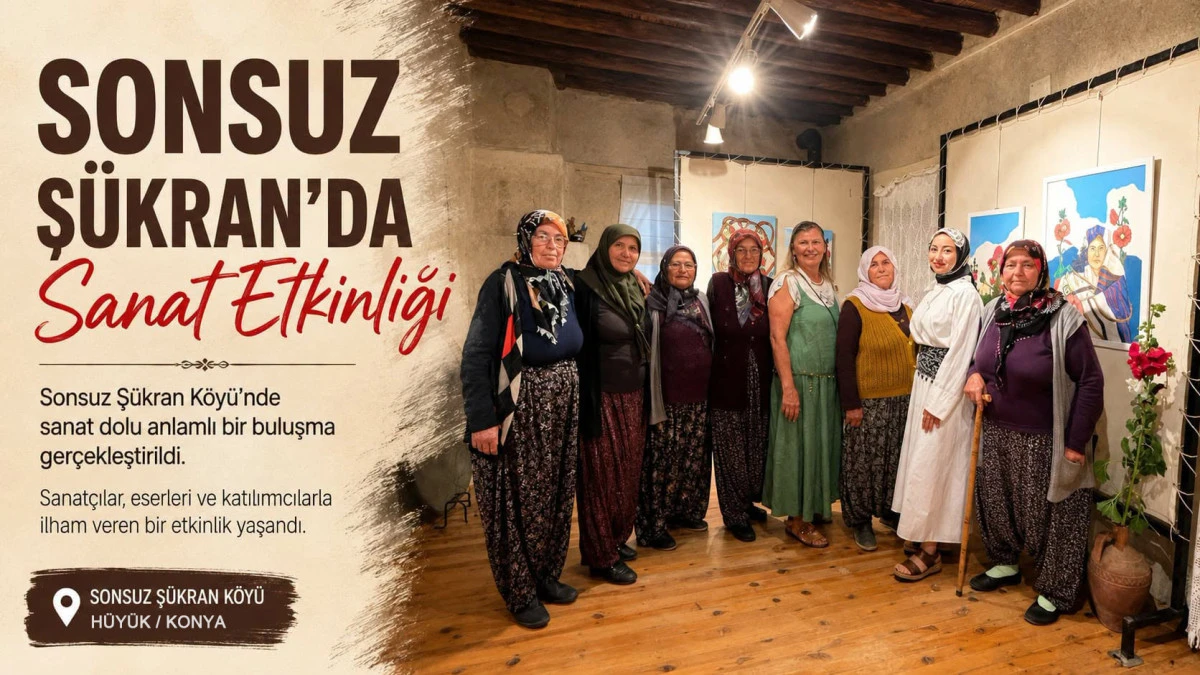 H&uuml;y&uuml;k'te "Kadın İzleri" Sergisi Sanatseverlerle Buluştu