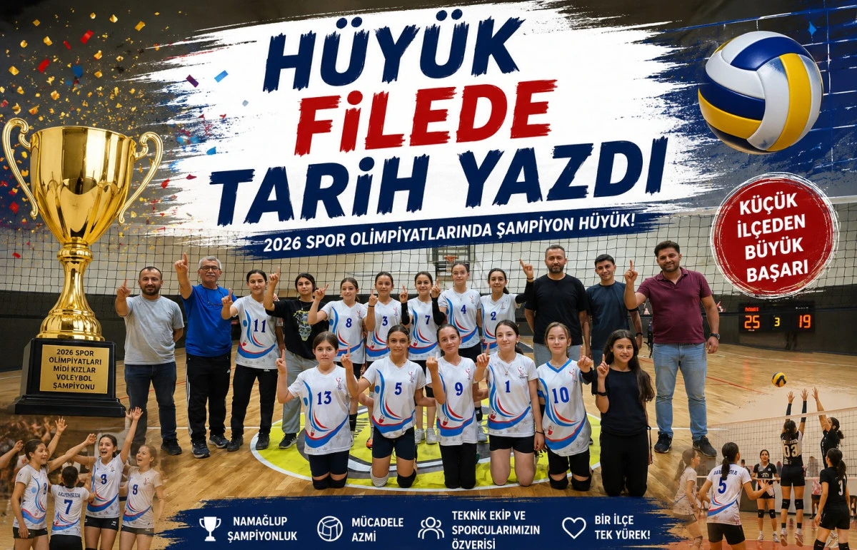 H&uuml;y&uuml;k&rsquo;&uuml;n Sultanları kupayı kaldırdı