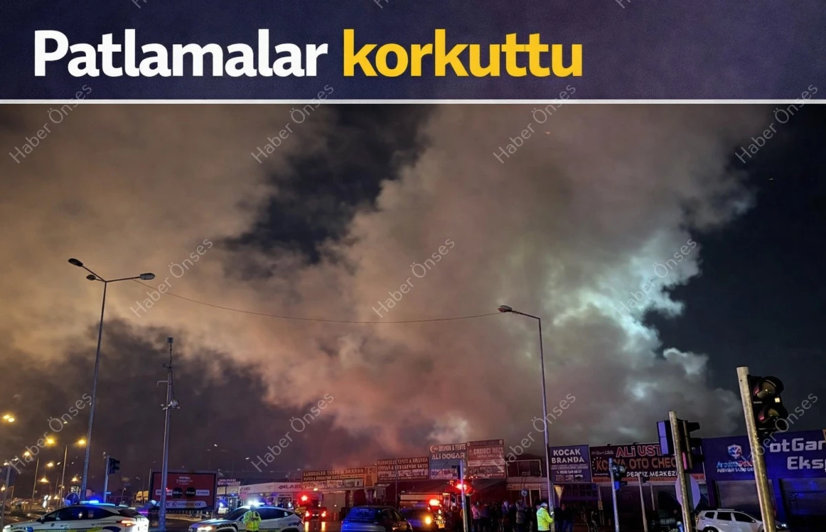 İşyerinde yangın paniği