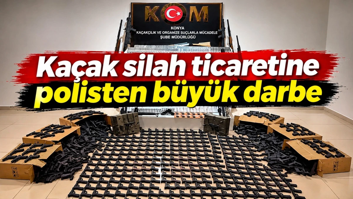 İşyerlerine polis baskını! Binlerce silah par&ccedil;ası ele ge&ccedil;irildi