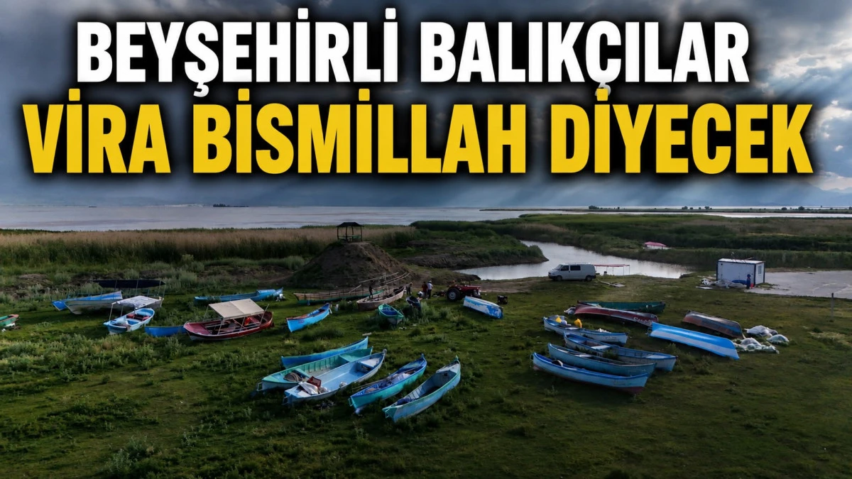Karadaki tekneler g&ouml;l sularına inmeye hazırlanıyor