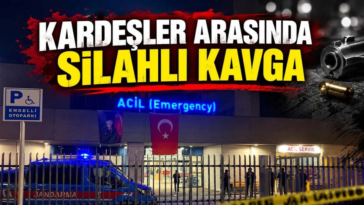 Kardeş kavgasında 1 kişi yaralandı