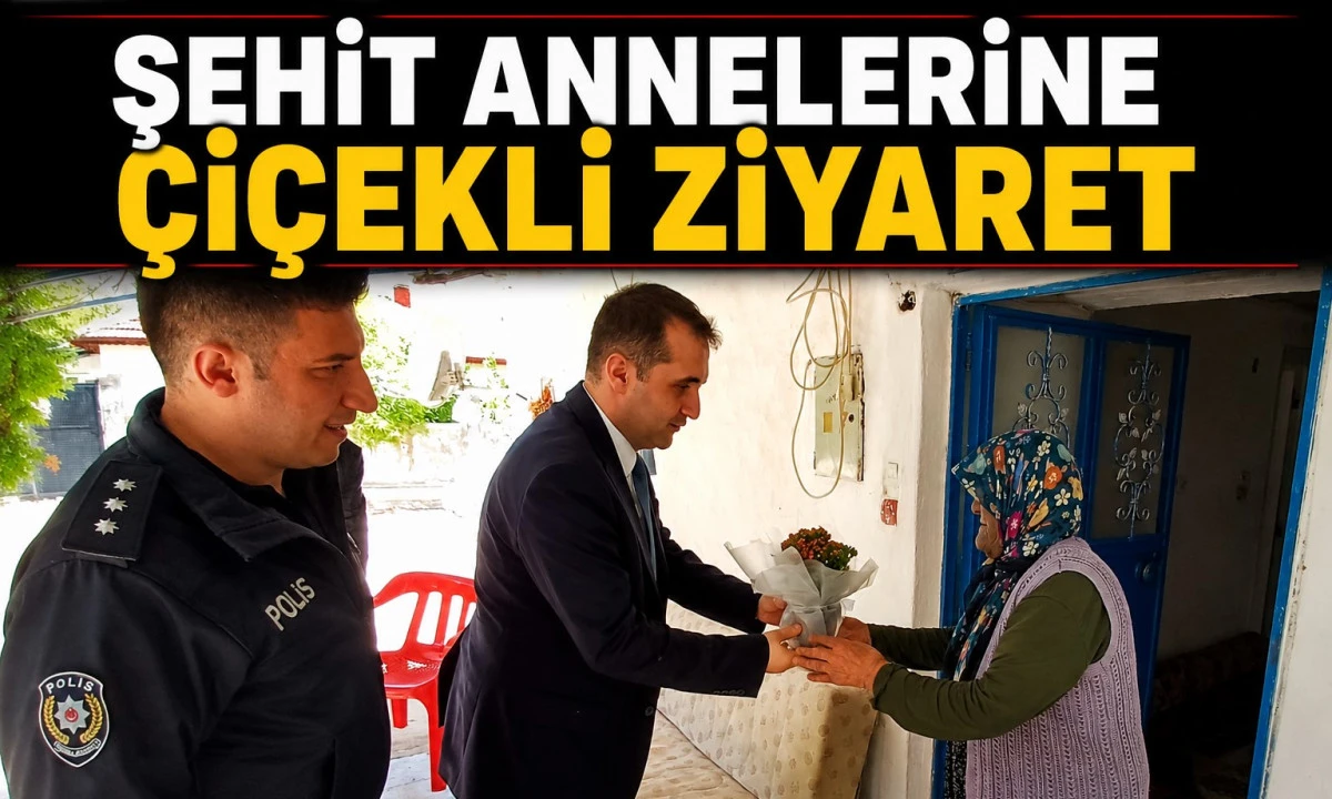 Kaymakamdan şehit annelerine moral ziyareti