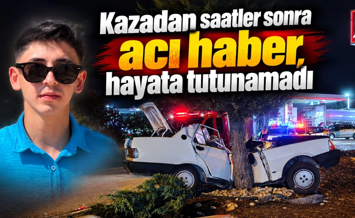 Kazada ağır yaralanan gen&ccedil;ten acı haber
